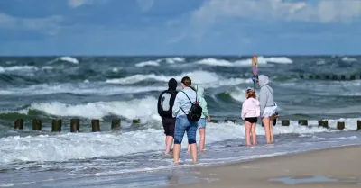Na wszystkich morskich kąpieliskach można wchodzić do wody
